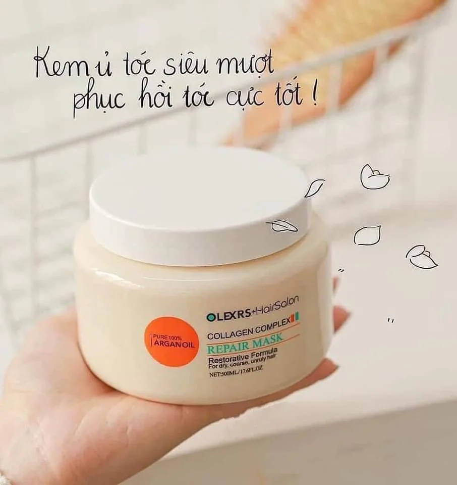 Kem Ủ Tóc Phục Hồi OLEXRS - Hair  Salon hủ 500ml