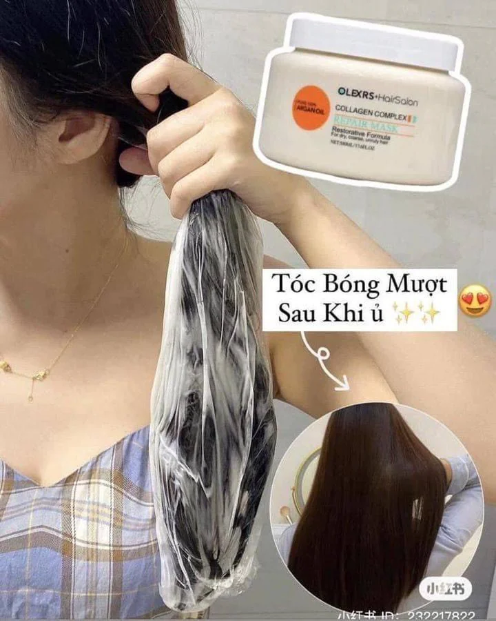 Kem Ủ Tóc Phục Hồi OLEXRS - Hair  Salon hủ 500ml