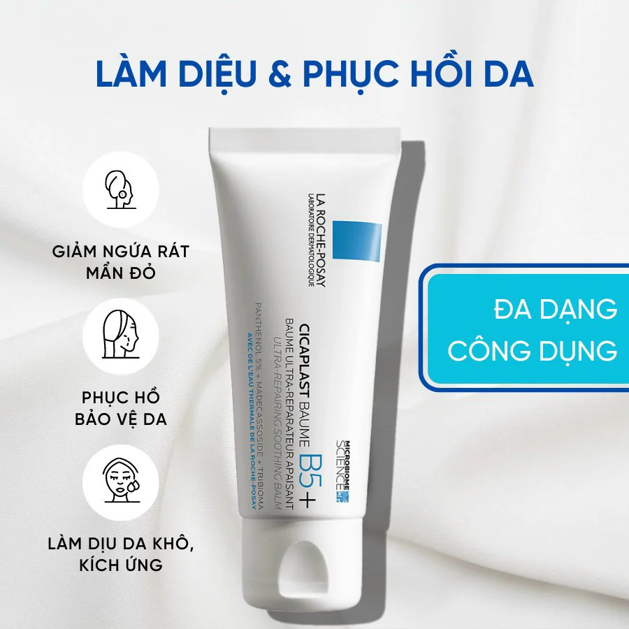 CICAPLAST BAUME B5+ KEM DƯỠNG PHỤC HỒI ĐA CÔNG DỤNG, PHỤC HỒI HIỆU QUẢ SAU 1H CICAPLAST BAUME B5+40ML