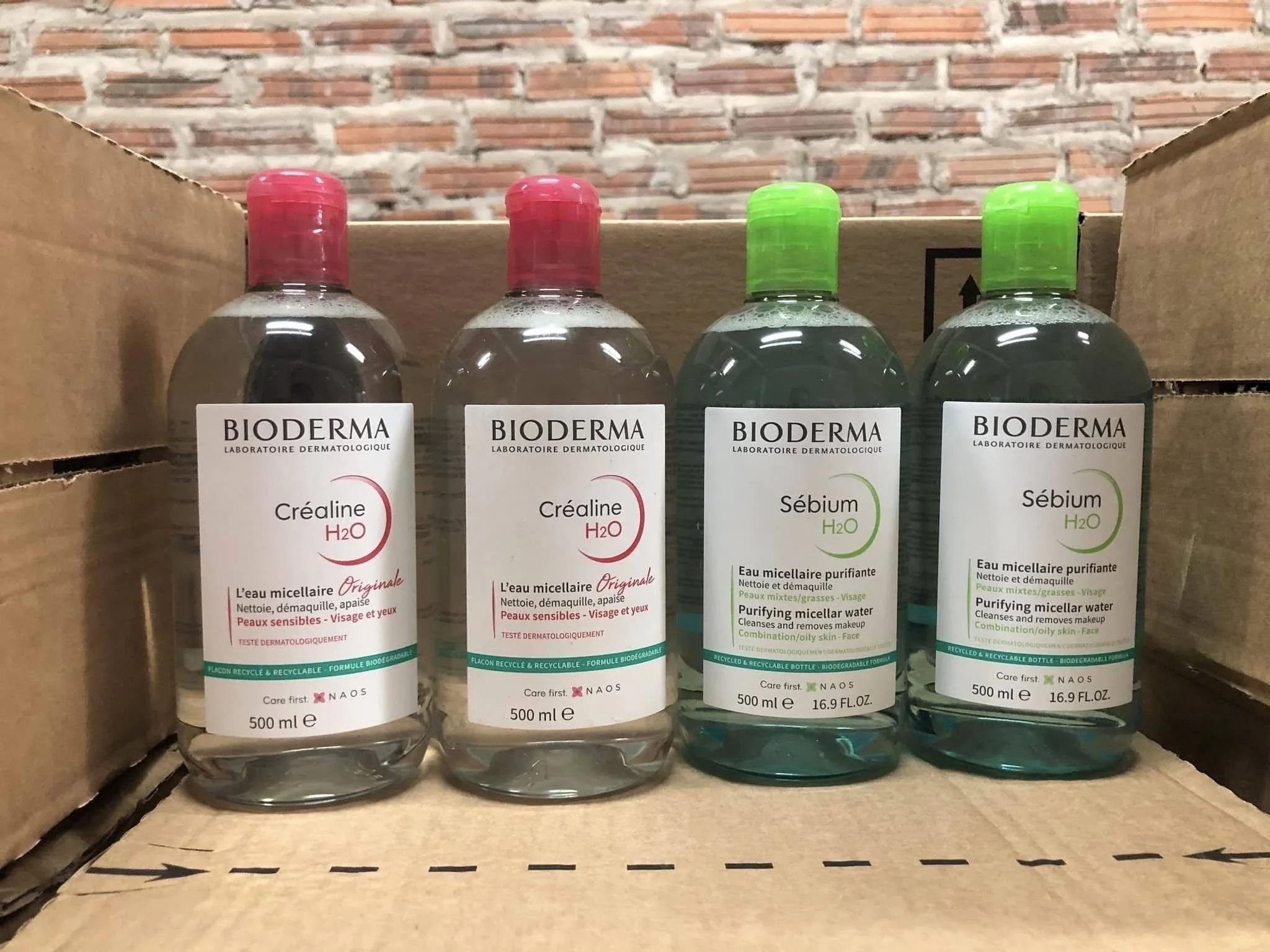 Nước Tẩy Trang Bioderma Cho Da Dầu, Da Hỗn Hợp, Da Mụn Sebium H2O