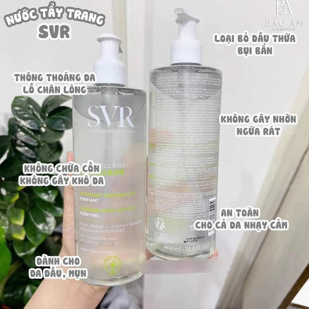 Nước Tẩy Trang SVR Sebiaclear Eau Micellaire 400ml