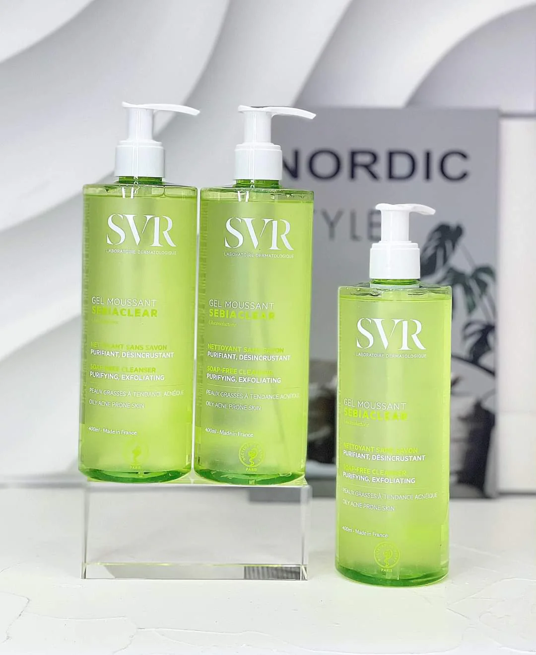 Gel Rửa Mặt SVR Xanh Cho Da Dầu Mụn 400ml