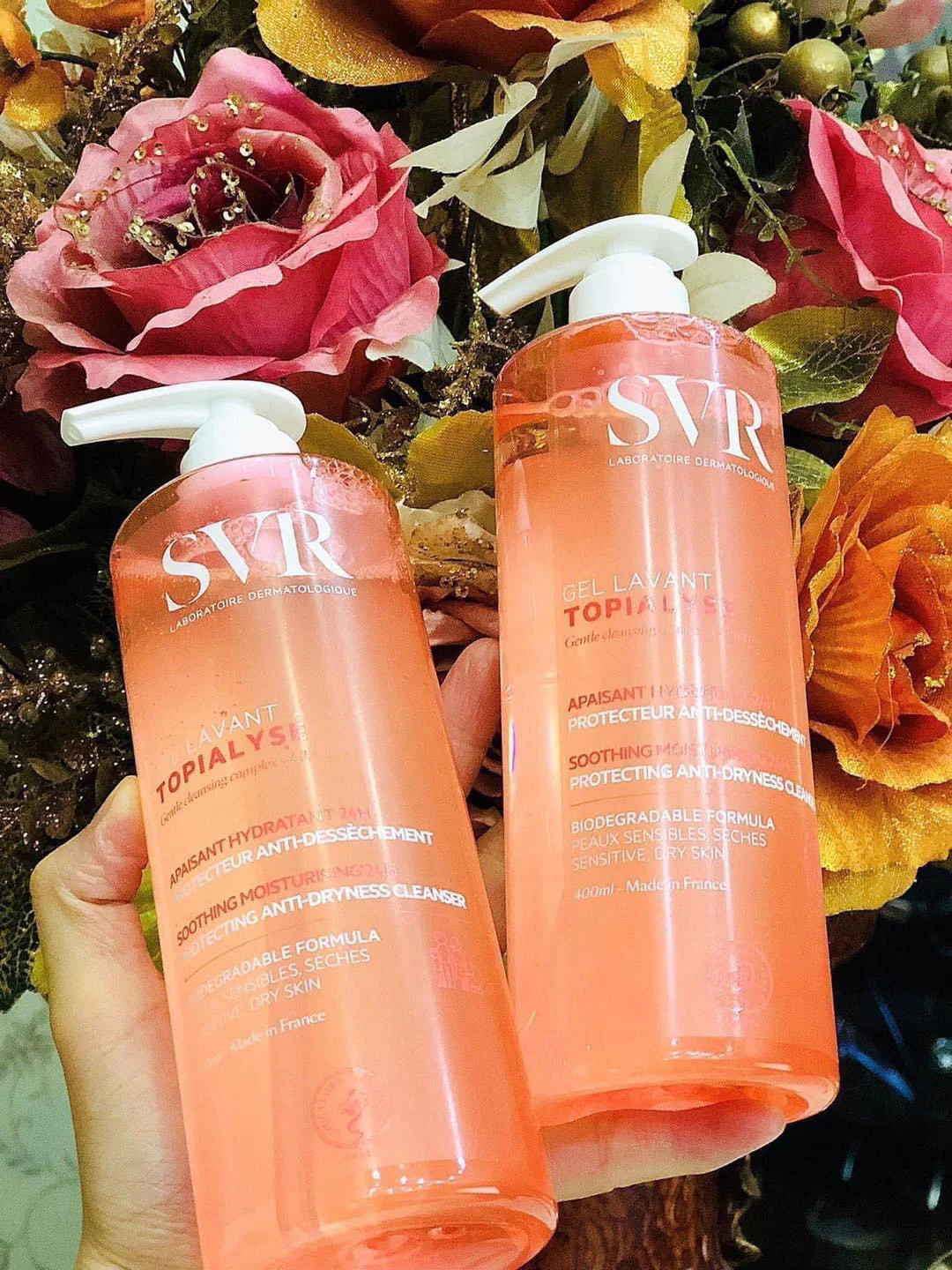 Gel Rửa Mặt SVR Hồng Cho Da Khô Và Nhạy Cảm 400ml