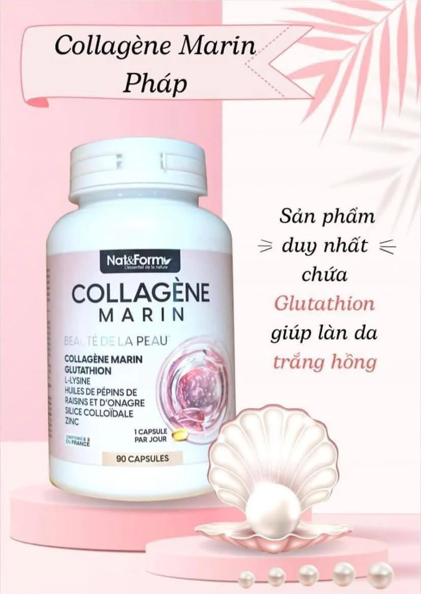 Collagen Marin Nat & Form 90 viên