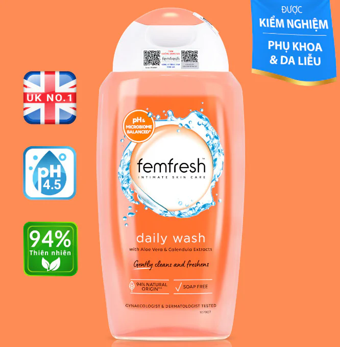 Dung Dịch Vệ Sinh Phụ Nữ Cao Cấp Hàng Ngày Femfresh Daily Intimate Wash 250ml