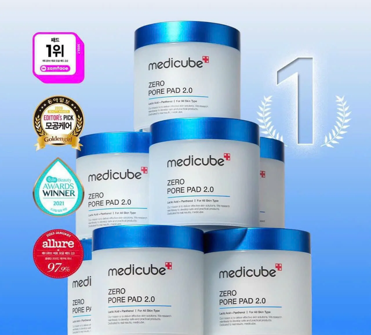 Toner Medicube Zero Pore Pad 2.0 70 miếng