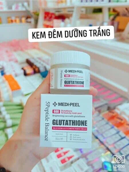 Kem Đêm Dưỡng Trắng Medipeel Glutathion 600