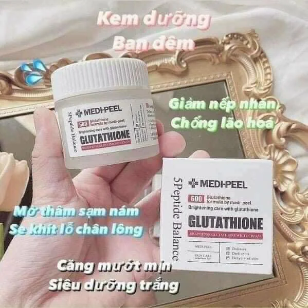 Kem Đêm Dưỡng Trắng Medipeel Glutathion 600