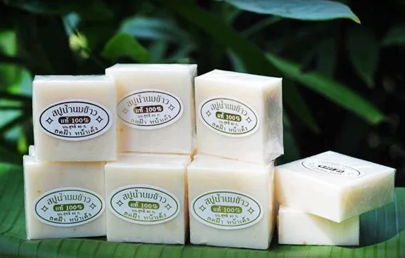 Xà Bông Cám Gạo Thái Lan Jam Rice Milk Soap x12 bánh (60gr)