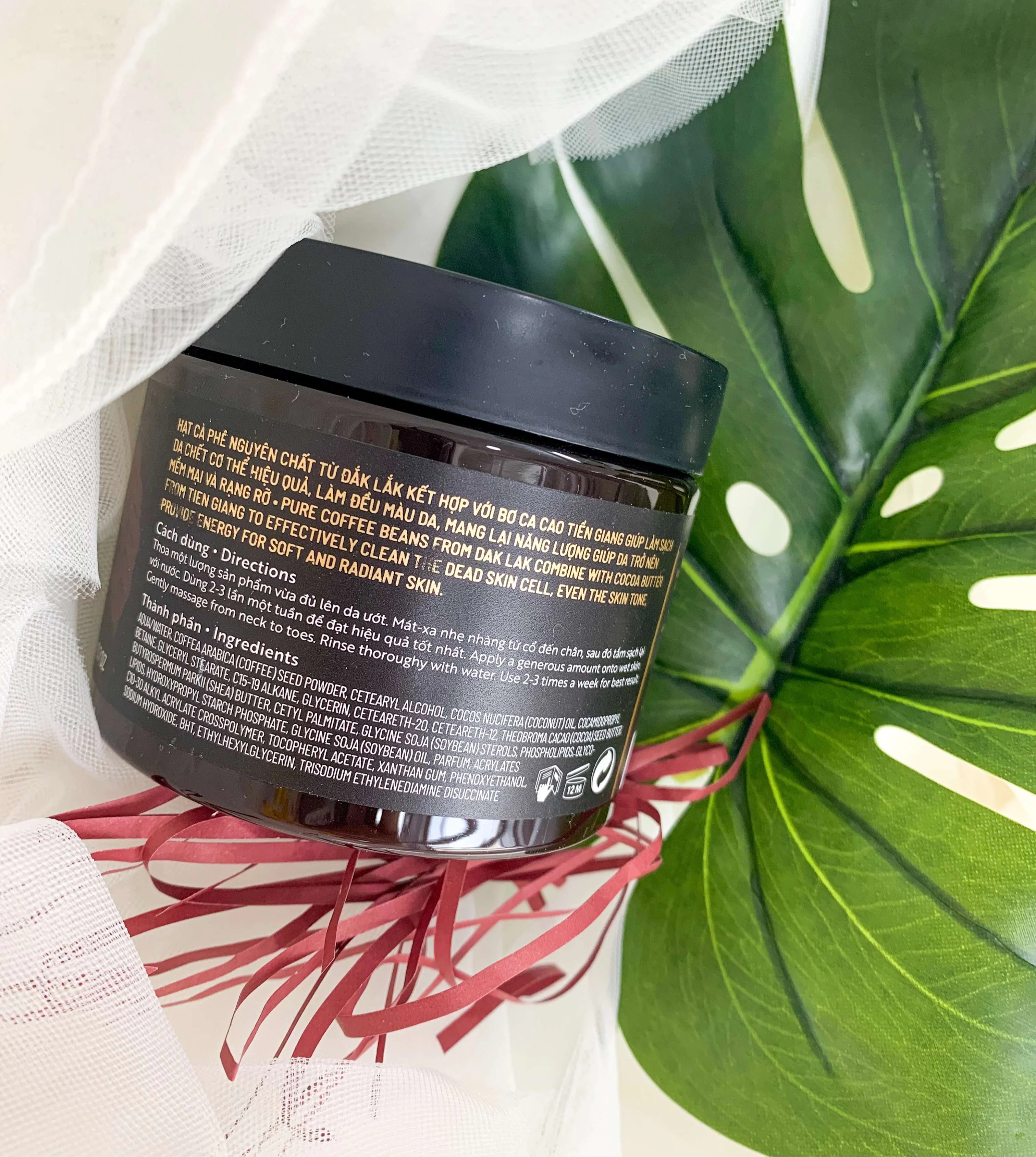 Cà phê Đắk Lắk làm sạch da chết cơ thể 200ml