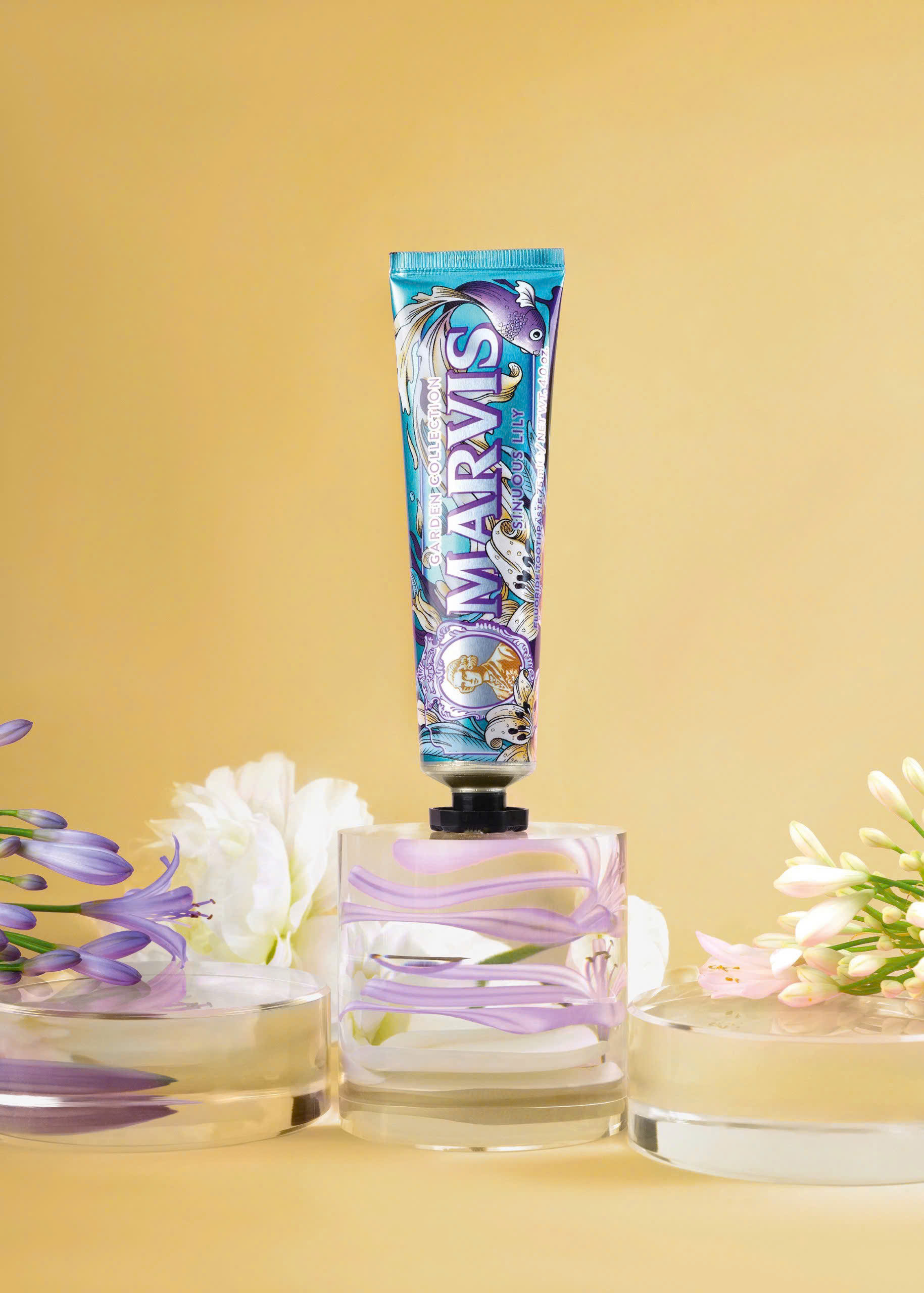 Kem đánh răng Marvis Sinuous Lily Mint 75ml – Tinh Tế Từng Hơi Thở Với Hương Hoa Ly & Bạc Hà
