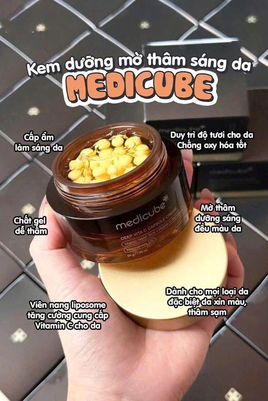 Kem dưỡng Medicube Deep Vita C Capsule Cream 55g