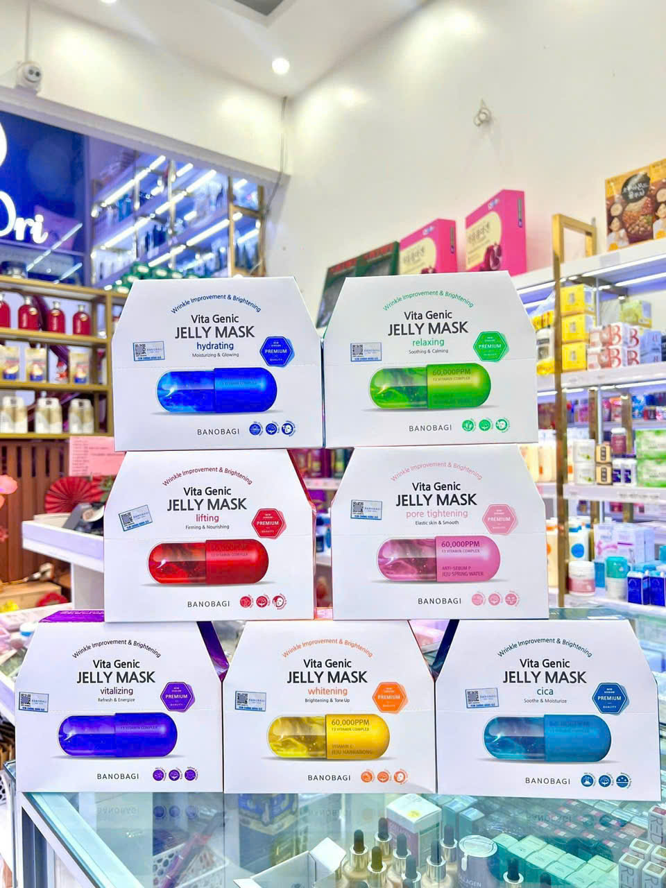 Mặt Nạ Banobagi Vita Genic Jelly Mask Whitening Màu Vàng – 1 Miếng