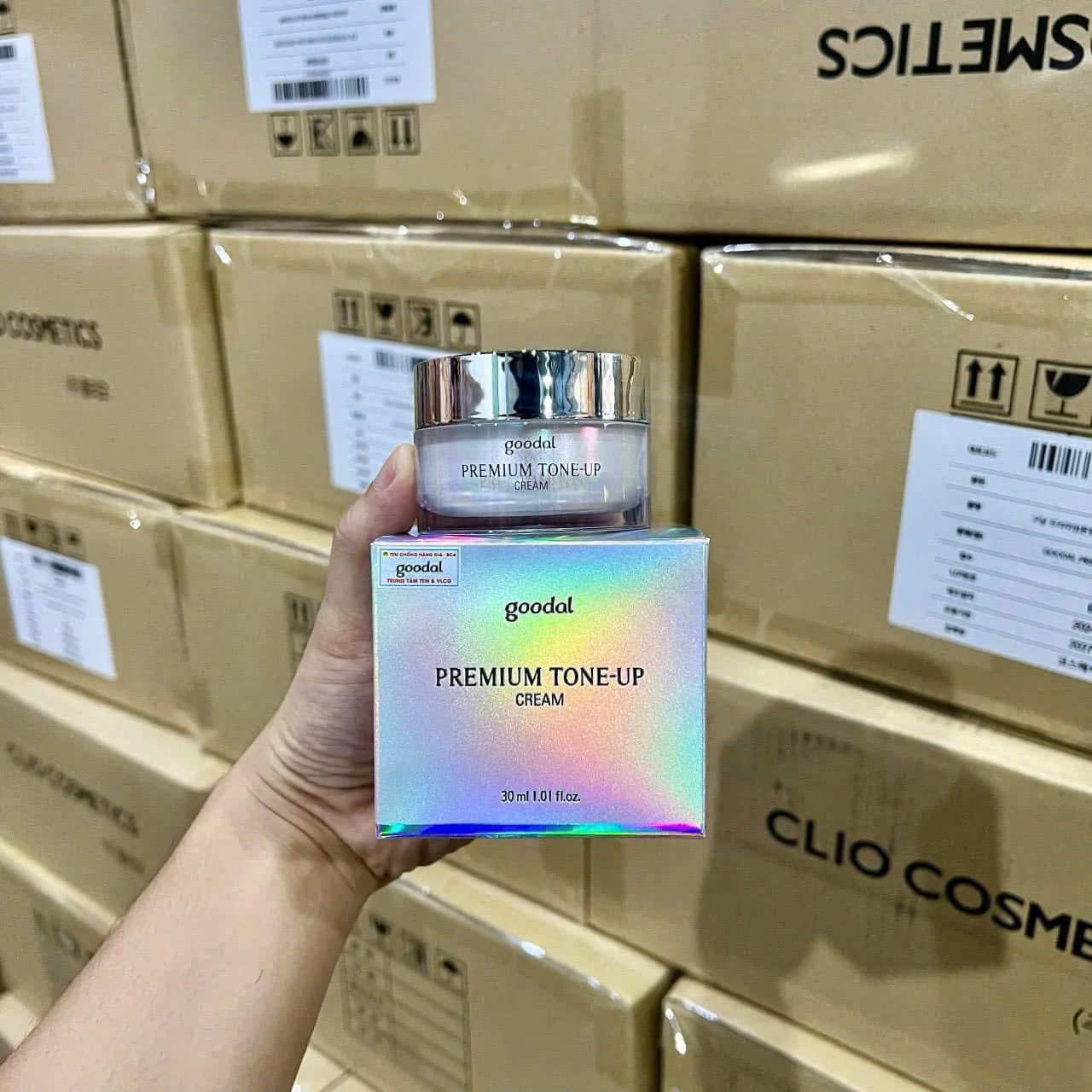 Kem dưỡng ốc sên Goodal Premium Tone-Up Cream 30ml - mẫu mới